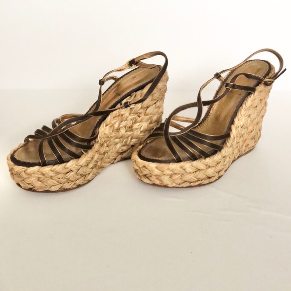 💛YSL Wedge Sandal💛 - Picture 1 of 12
